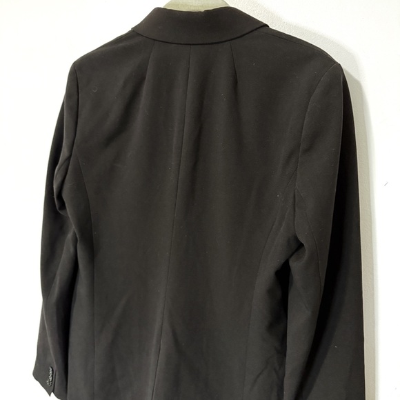 J. Crew Mercantile Classic Black 2 Button Blazer Size 2 NWT - Picture 4 of 6